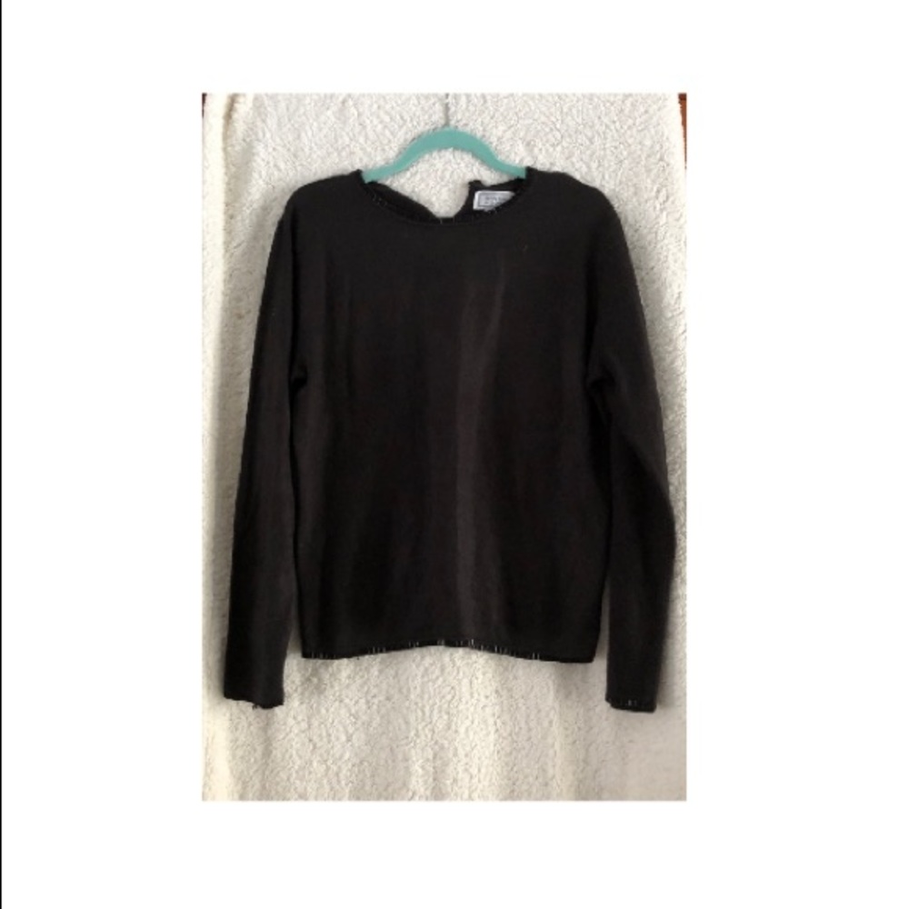 Black sweater